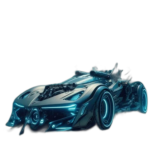 car, weapon, dragon, concept art transparent PNG cut-out