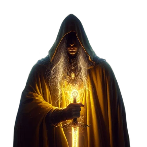 staff, sword, mask, jacket transparent PNG cut-out