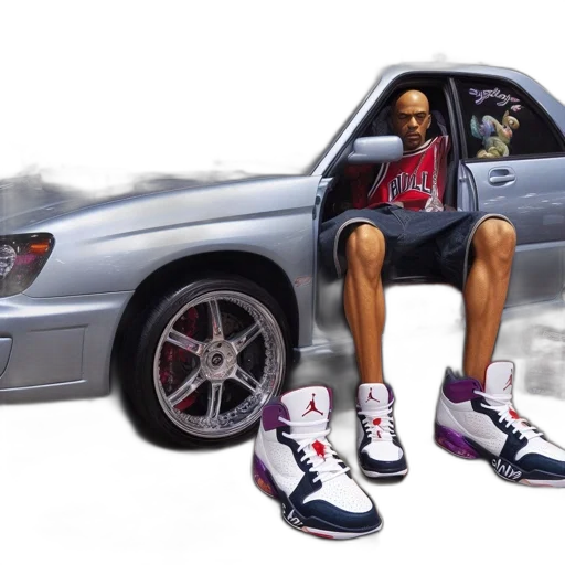 car, shoes, photorealistic, concept art transparent PNG cut-out