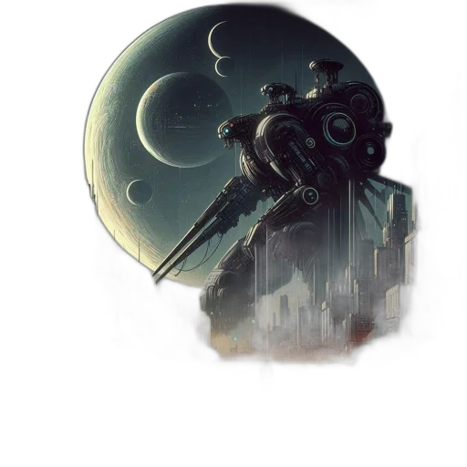 dragon, sword, mask, robot transparent PNG cut-out