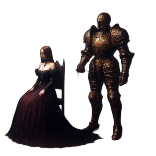 dress, sword, robot, weapon transparent PNG cut-out