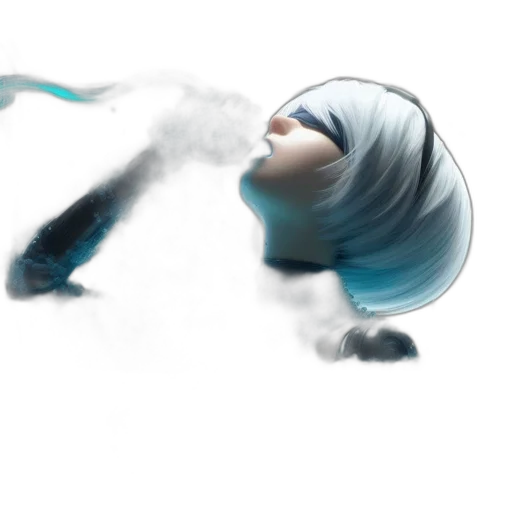 hair, mask, robot, creature transparent PNG cut-out