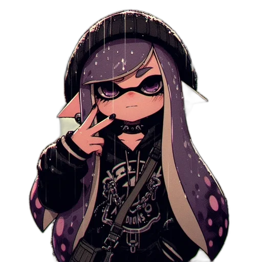 jacket, weapon, staff, hat transparent PNG cut-out