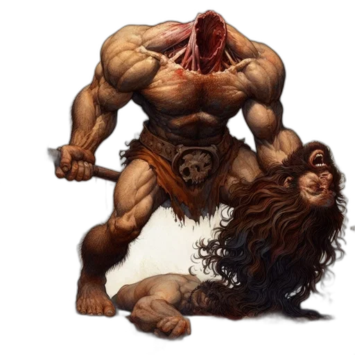 creature, concept art, fantasy art, comic book art transparent PNG cut-out