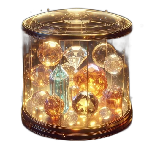 jewelry, crown, furniture, 3d render transparent PNG cut-out