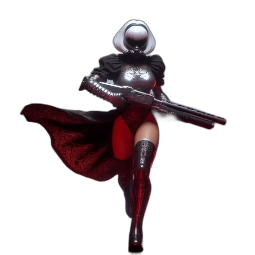 robot, sword, staff, weapon transparent PNG cut-out
