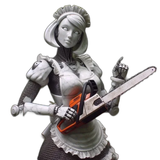 robot, staff, weapon, sword transparent PNG cut-out