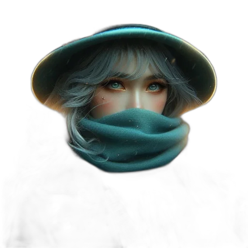 hat, mask, face, creature transparent PNG cut-out