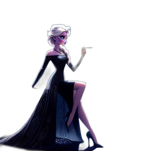 dress, concept art, fantasy art, photorealistic transparent PNG cut-out
