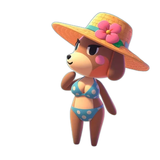 hat, animal, staff, creature transparent PNG cut-out