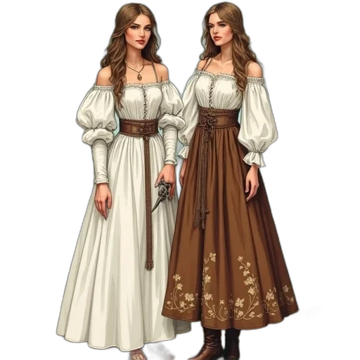 dress, concept art, fantasy art, pixel art transparent PNG cut-out