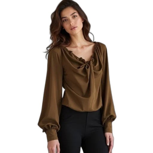 jacket, earth tones, golden, dark transparent PNG cut-out