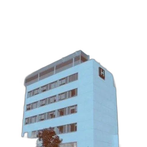 building, robot, staff, tree transparent PNG cut-out