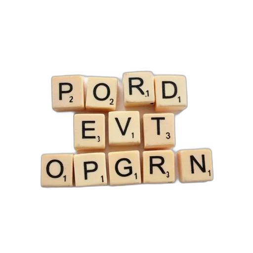 letter, blocks, alphabet, cube transparent PNG cut-out