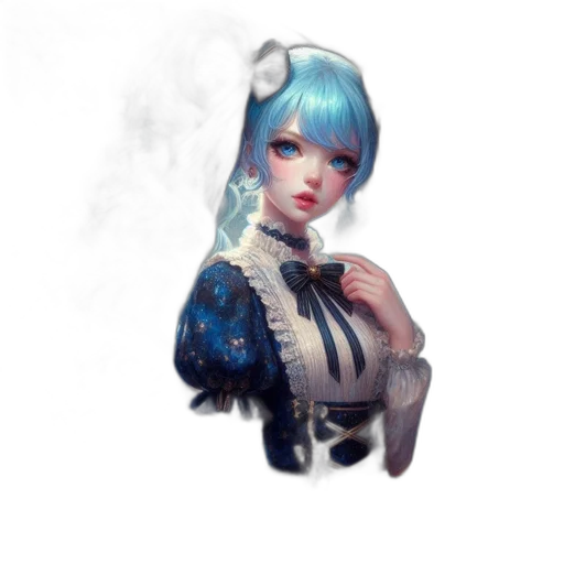 staff, dress, face, robot transparent PNG cut-out