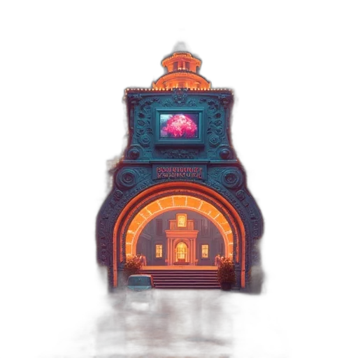 robot, building, furniture, bottle transparent PNG cut-out