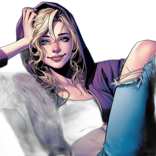 comic book art, photorealistic, concept art, cartoon transparent PNG cut-out