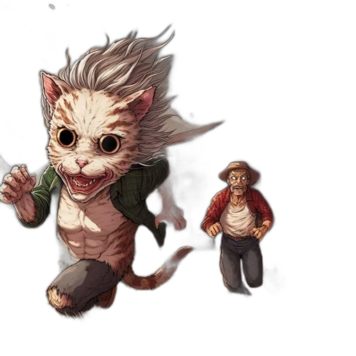 creature, animal, staff, concept art transparent PNG cut-out
