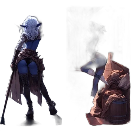 sword, staff, concept art, fantasy art transparent PNG cut-out