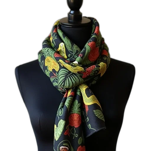 colorful, scarf, pattern, snake transparent PNG cut-out