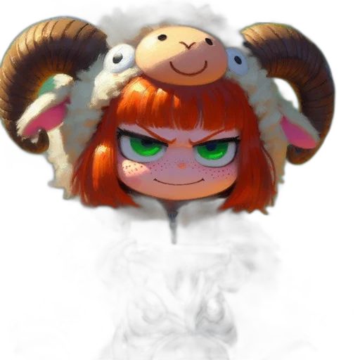 mask, creature, staff, animal transparent PNG cut-out