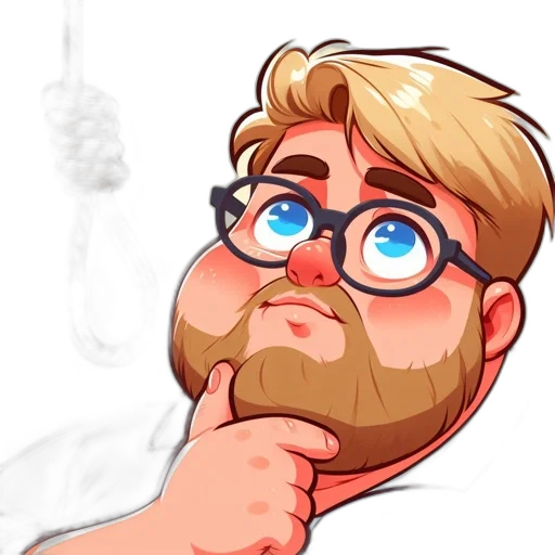 staff, face, cartoon, concept art transparent PNG cut-out