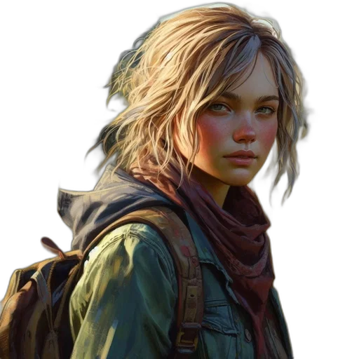 jacket, face, weapon, concept art transparent PNG cut-out