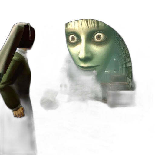 robot, mask, face, creature transparent PNG cut-out