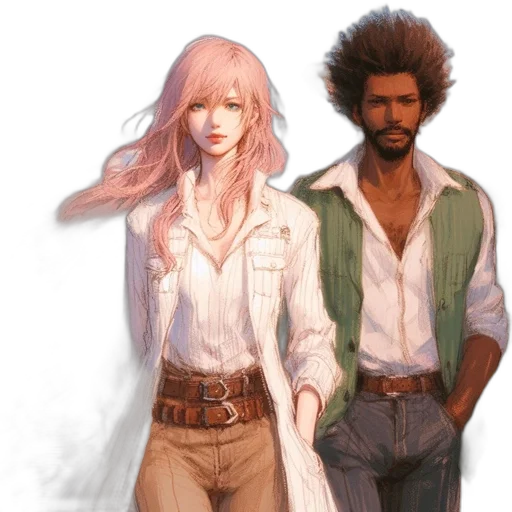 jacket, concept art, fantasy art, anime transparent PNG cut-out