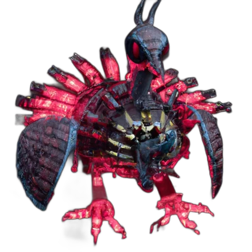 creature, dragon, animal, robot transparent PNG cut-out