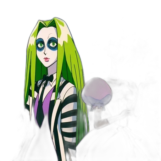 mask, staff, dress, creature transparent PNG cut-out