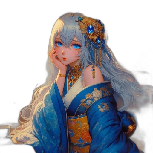dress, staff, dragon, face transparent PNG cut-out