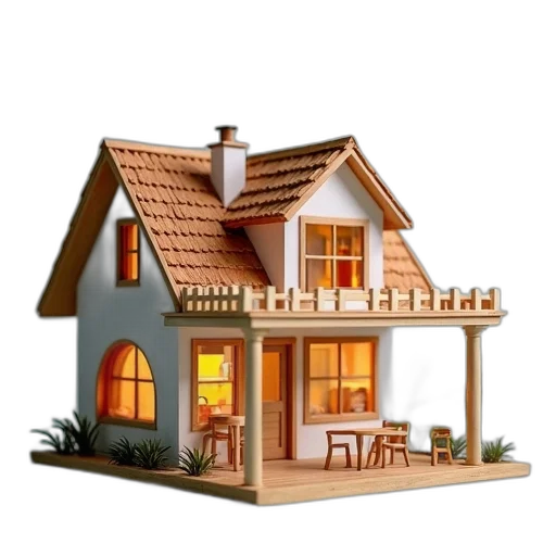 furniture, building, 3d render, photorealistic transparent PNG cut-out
