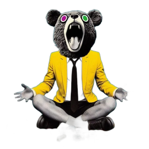jacket, 3d render, cartoon, anthropomorphic transparent PNG cut-out