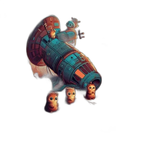 weapon, creature, robot, dragon transparent PNG cut-out