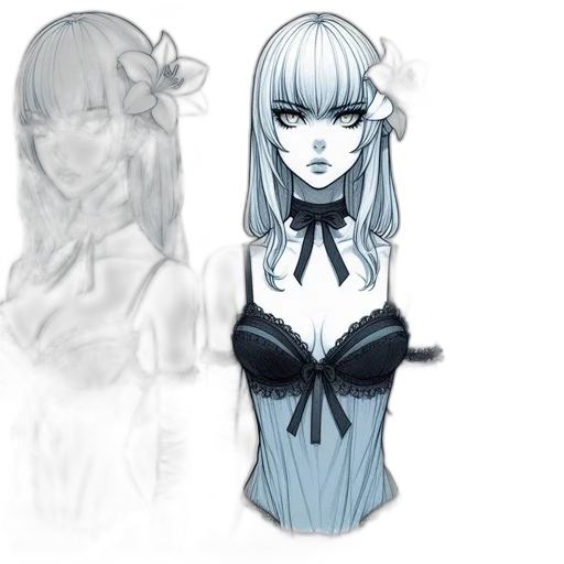 dress, mask, staff, concept art transparent PNG cut-out