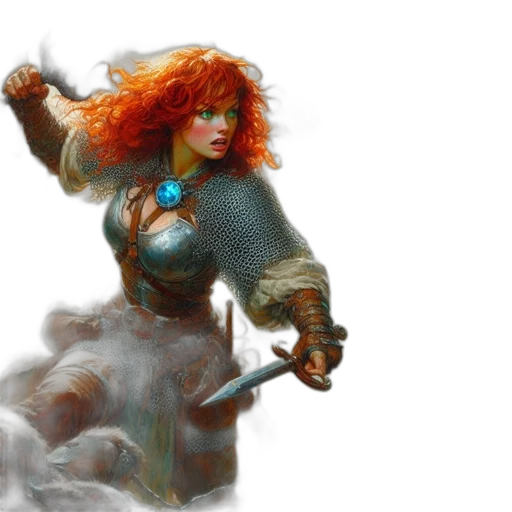 sword, fantasy art, concept art, comic book art transparent PNG cut-out