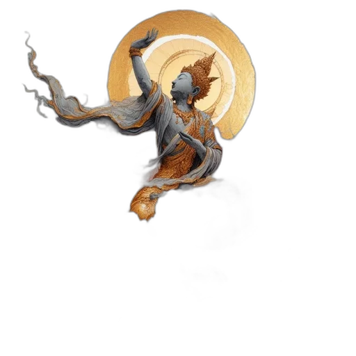 dragon, staff, creature, concept art transparent PNG cut-out