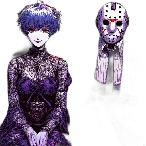 mask, dress, concept art, fantasy art transparent PNG cut-out
