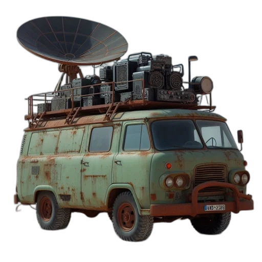 car, weapon, robot, staff transparent PNG cut-out