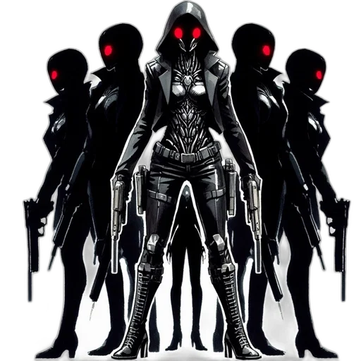 robot, concept art, comic book art, cyberpunk transparent PNG cut-out