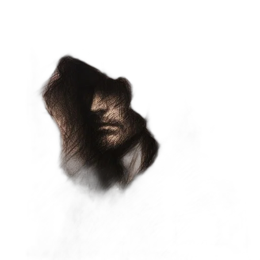 hair, mask, face, hat transparent PNG cut-out