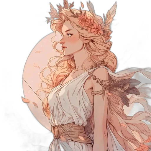 dress, crown, dragon, fantasy art transparent PNG cut-out