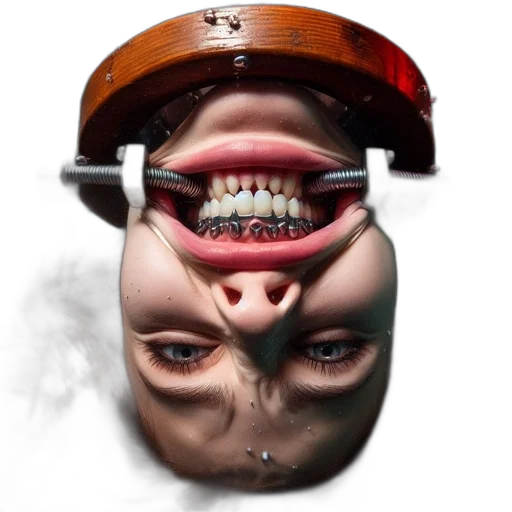 mask, face, creature, crown transparent PNG cut-out
