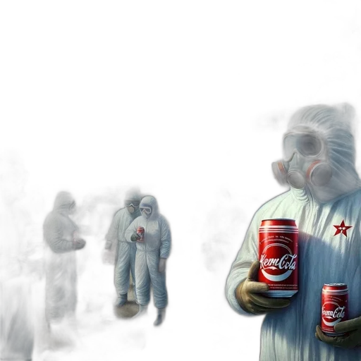 bottle, robot, creature, jacket transparent PNG cut-out