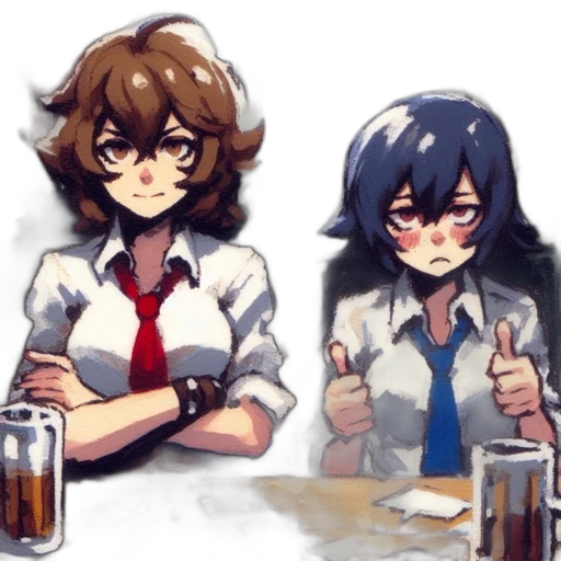 food, anime, pixel art, watercolor transparent PNG cut-out