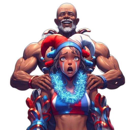 concept art, comic book art, cyberpunk, fantasy art transparent PNG cut-out