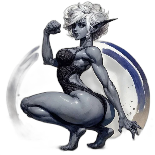 fantasy art, concept art, comic book art, pixel art transparent PNG cut-out
