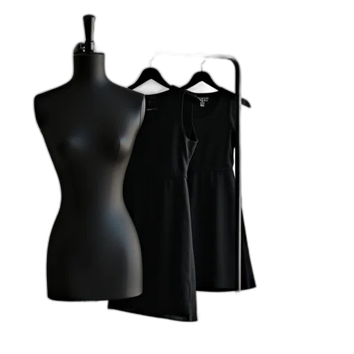 dress, jacket, jewelry, 3d render transparent PNG cut-out