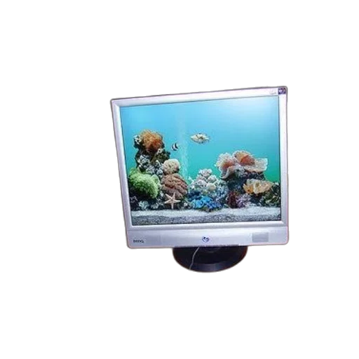 underwater, computer, setup, monitor transparent PNG cut-out